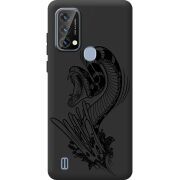 Чорний чохол BoxFace Blackview A50 Snake