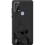 Чорний чохол BoxFace Blackview A50 