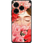 Чохол BoxFace Blackview Shark 9 Girl in Flowers