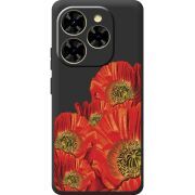 Прозорий чохол BoxFace Blackview Shark 9 Red Poppies