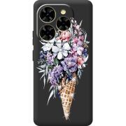 Чохол зі стразами Blackview Shark 9 Ice Cream Flowers