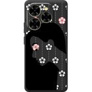 Чорний чохол BoxFace Blackview Shark 9 Flower Hair