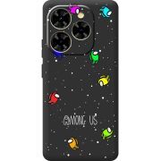 Чорний чохол BoxFace Blackview Shark 9 Among Us Invisible