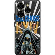 Чорний чохол BoxFace Blackview Shark 9 Привид Києва в дії