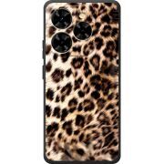 Чорний чохол BoxFace Blackview Shark 9 Леопардовий