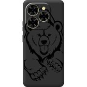 Чорний чохол BoxFace Blackview Shark 9 Grizzly Bear
