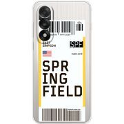 Прозорий чохол BoxFace OnePlus Nord 5 Ticket Springfield