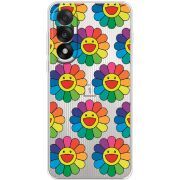Прозорий чохол BoxFace OnePlus Nord 5 Hippie Flowers