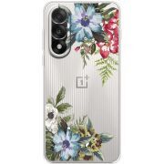 Прозорий чохол BoxFace OnePlus Nord 5 Floral