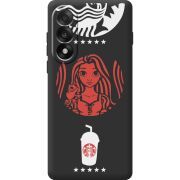 Чорний чохол BoxFace OnePlus Nord 5 RedWhite Coffee