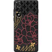 Чорний чохол BoxFace OnePlus Nord 5 FranceFlowers