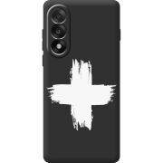 Чорний чохол BoxFace OnePlus Nord 5 Білий хрест ЗСУ