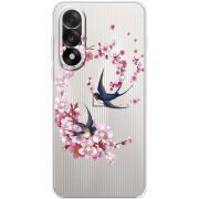 Чохол зі стразами OnePlus Nord 5 Swallows and Bloom