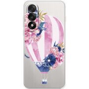 Чохол зі стразами OnePlus Nord 5 Pink Air Baloon