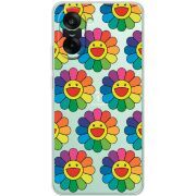 Прозорий чохол BoxFace OnePlus Nord CE5 Hippie Flowers