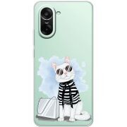 Прозорий чохол BoxFace OnePlus Nord CE5 Cat Style