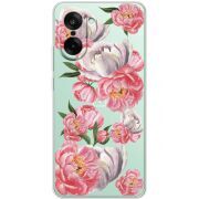 Прозорий чохол BoxFace OnePlus Nord CE5 Peony Watercolor Style