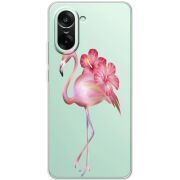 Прозорий чохол BoxFace OnePlus Nord CE5 Floral Flamingo