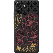 Чорний чохол BoxFace OnePlus Nord CE5 FranceFlowers