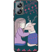 Чохол BoxFace Blackview A52 Girl and deer