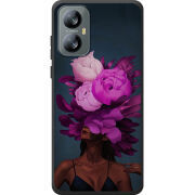 Чохол BoxFace Blackview A52 Exquisite Purple Flowers