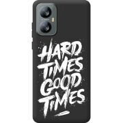 Чорний чохол BoxFace Blackview A52 Hard Times Good Times