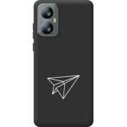 Чорний чохол BoxFace Blackview A52 Paper Plane