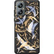 Чорний чохол BoxFace Blackview A52 Ластівки