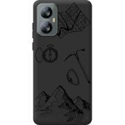 Чорний чохол BoxFace Blackview A52 Mountains
