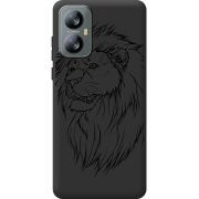 Чорний чохол BoxFace Blackview A52 Lion