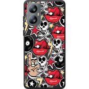 Чорний чохол BoxFace Blackview A52 Pro Rock Graffiti