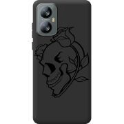 Чорний чохол BoxFace Blackview A52 Pro Skull and Roses