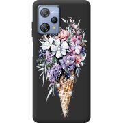 Чохол зі стразами Blackview A53 Ice Cream Flowers