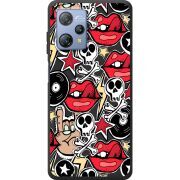 Чорний чохол BoxFace Blackview A53 Pro Rock Graffiti