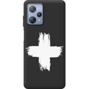 Чорний чохол BoxFace Blackview A53 Pro Білий хрест ЗСУ