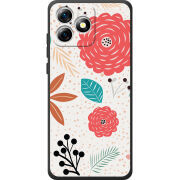 Чохол BoxFace Oukitel C53 Line Flowers