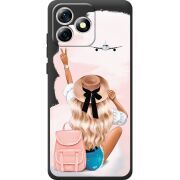 Прозорий чохол BoxFace Oukitel C53 Travel Girl