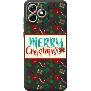 Прозорий чохол BoxFace Oukitel C53 Vintage Christmas Pattern
