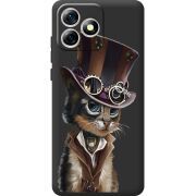 Прозорий чохол BoxFace Oukitel C53 Steampunk Cat