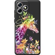Прозорий чохол BoxFace Oukitel C53 Colorful Giraffe