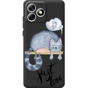 Прозорий чохол BoxFace Oukitel C53 Just Love