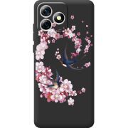 Чохол зі стразами Oukitel C53 Swallows and Bloom