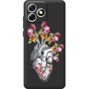 Чохол зі стразами Oukitel C53 Heart