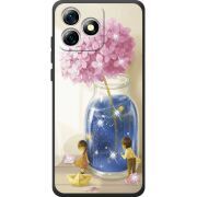 Чохол зі стразами Oukitel C53 Little Boy and Girl