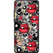 Чорний чохол BoxFace Oukitel C53 Rock Graffiti