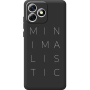 Чорний чохол BoxFace Oukitel C53 Minimalistic