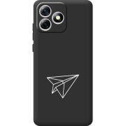 Чорний чохол BoxFace Oukitel C53 Paper Plane