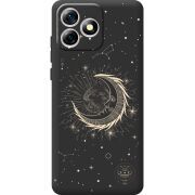 Чорний чохол BoxFace Oukitel C53 Moon