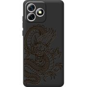 Чорний чохол BoxFace Oukitel C53 Chinese Dragon