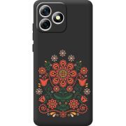 Чорний чохол BoxFace Oukitel C53 Ukrainian Ornament
